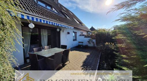 Viel Platz im EG, modern + Terrasse + großer Garten
