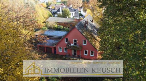 Arbeiten & Wohnen im großen Mehrfamilienhaus, 5053qm Grundstk, Pool, Kamin+ idyllisches Stallgebäude