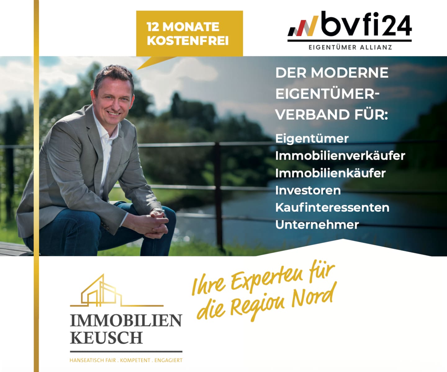 bvfi24 - Unternehmer Netzwerk | Region Nord - Immobilienmakler Markus Keusch